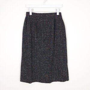 Vintage Retro Wool Blend Skirt